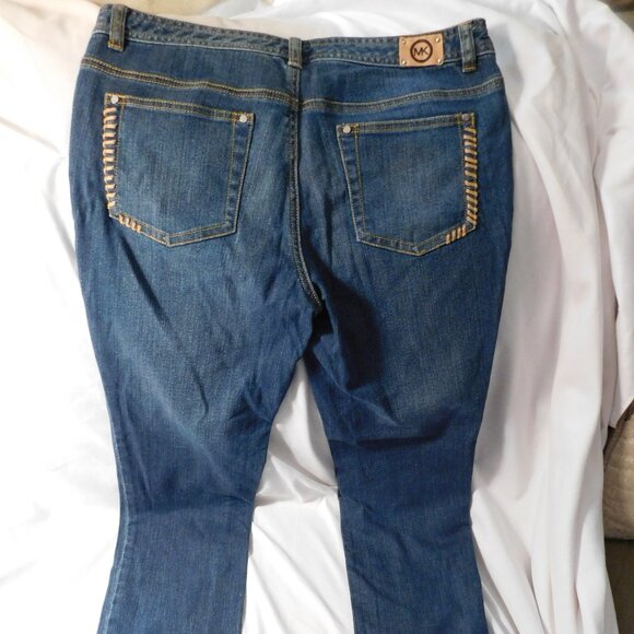 Michael Kors Blue Jeans Size 10 Woman - Picture 3 of 5